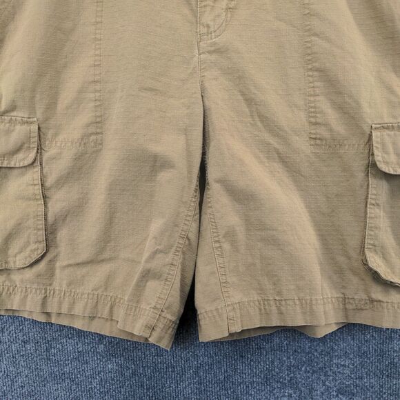 Field & Stream Mens Cargo Shorts Tan Size 36 Pockets Belt Loops Ripstop - Picture 7 of 11